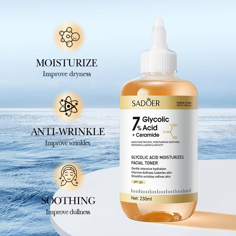 SADOER Glycolic Acid Toner Fac - Essence Serum Toner recension och pris