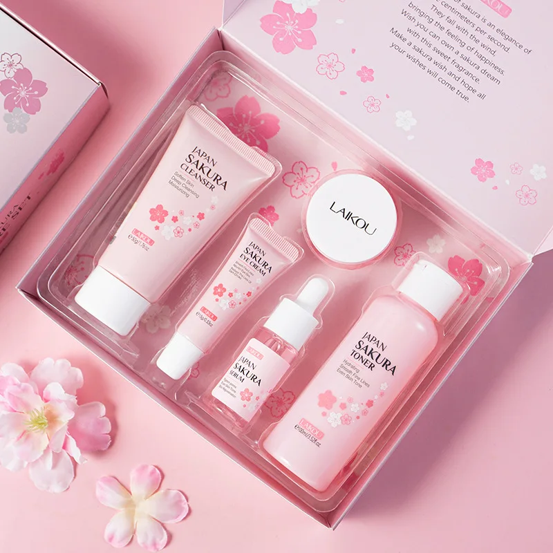 LAIKOU Sakura Kit Skin Care Se - Korean Skincare Routine recension och pris