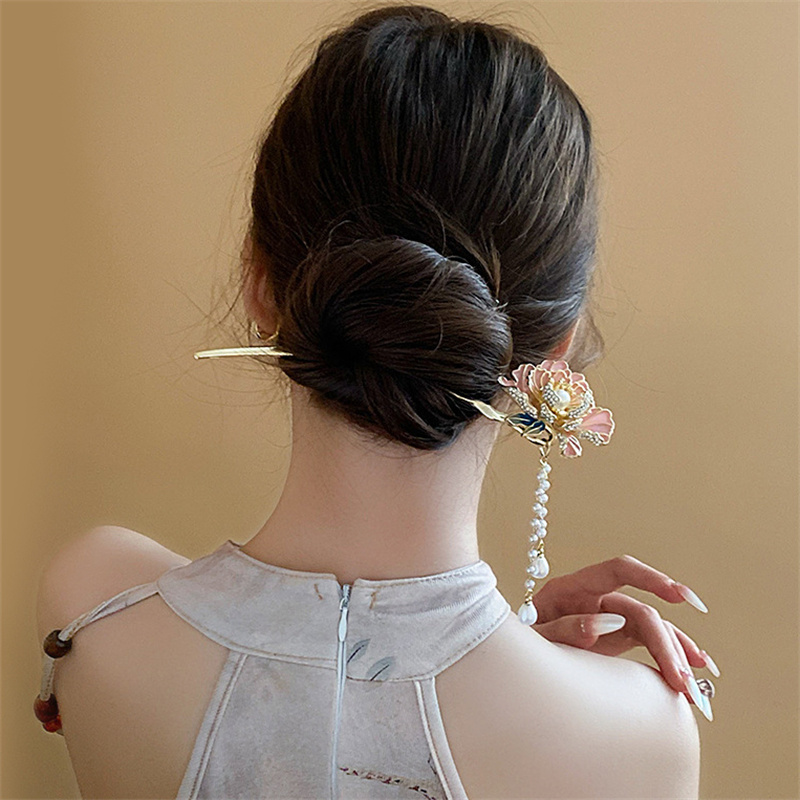 Tassel Hanfu Hair Chopsticks H - Hanbok Hair Pin recension och pris