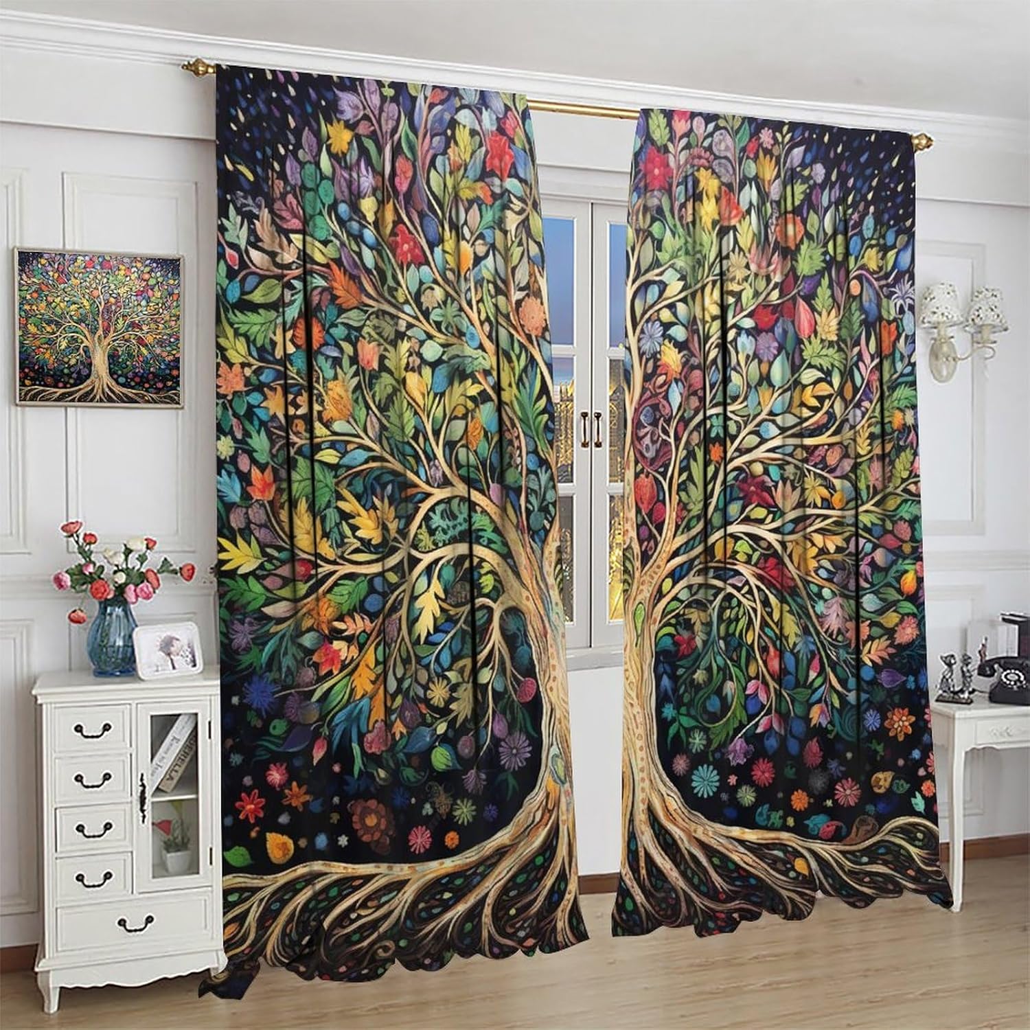 Tree of Life Curtains, Fantasy - Modern Korean Lifestyle recension och pris