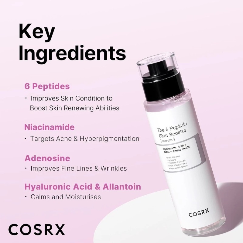 Korean Skincare 6X Peptide Boo - Essence Serum Toner recension och pris