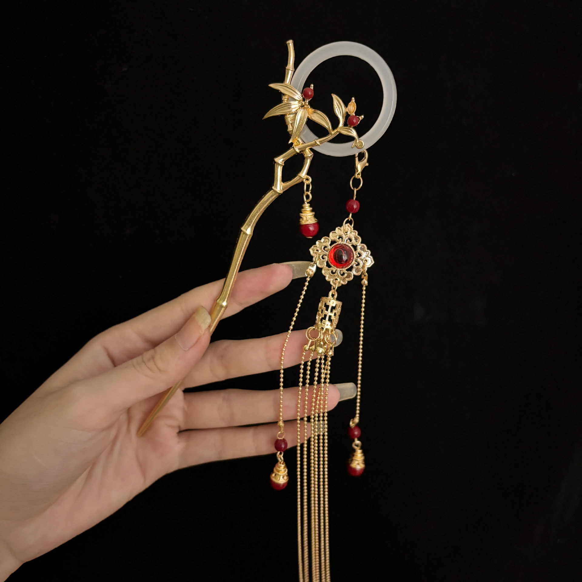 Chinese Style Hair Stick Bambo - Hanbok Hair Pin recension och pris
