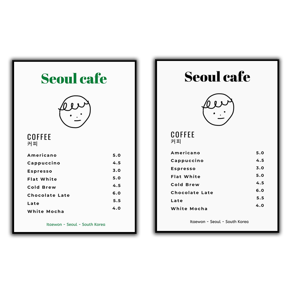 Seoul Cafe Print Wall Art Prin - South Korea Lifestyle recension och pris
